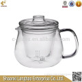 20 OZ Crystal Pyrex Glass Teapot With Infuser